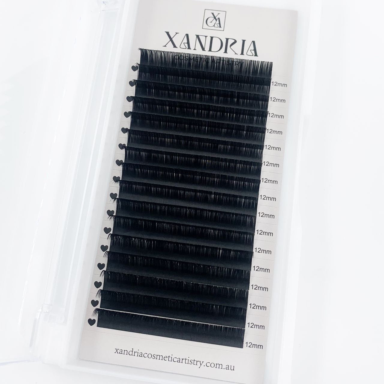 Individual Lashes ultra black 0.03mm C Curl