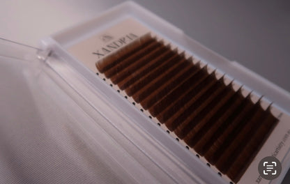 Chestnut Brown Volume Lash Tray CC 0.03mm